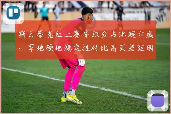 斯瓦泰克红土赛季积分占比超六成,草地硬地稳定性对比高芙差距明显